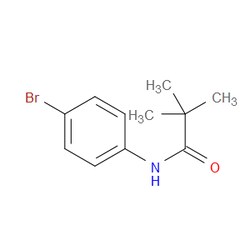 Aobchem&nbsp;4-Bromopivalamide |  ≥97% |  CAS 24109-06-6 |  C11H14BrNO |  250mg