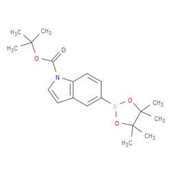 Aobchem&nbsp;Tert-Butyl 5-(4 4 5 5-tetramethyl-1 3 2-dioxaborolan-2-yl)-1H-indole-1-carboxylate |  ≥95% |  CAS 777061-36-6 |  C19H26BNO4 |  25g