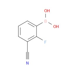 Aobchem&nbsp;3-Cyano-2-fluorophenylboronic acid |  ≥97% |  CAS 957121-05-0 |  C7H5BFNO2 |  10g