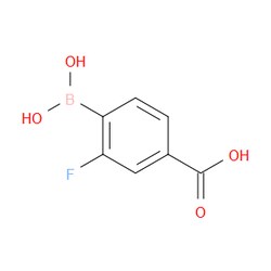 Aobchem&nbsp;4-Carboxy-2-fluorophenylboronic acid |  ≥97% |  CAS 851335-07-4 |  C7H6BFO4 |  10g