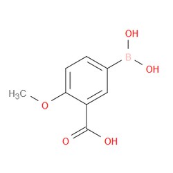 Aobchem&nbsp;3-Carboxy-4-methoxyphenylboronic acid |  ≥97% |  CAS 913836-12-1 |  C8H9BO5 |  10g