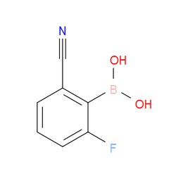 Aobchem&nbsp;2-Cyano-6-fluorophenylboronic acid |  ≥97% |  CAS 656235-44-8 |  C7H5BFNO2 |  5g