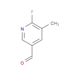 Aobchem&nbsp;2-Fluoro-5-formyl-3-methylpyridine |  ≥97% |  CAS 884495-04-9 |  C7H6FNO |  500mg