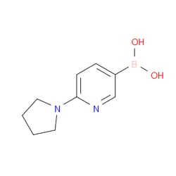 Aobchem&nbsp;6-(Pyrrolidin-1-yl)pyridine-3-boronic acid |  ≥97% |  CAS 1150114-75-2 |  C9H13BN2O2 |  5g