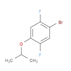 Aobchem&nbsp;5-Bromo-1 4-difluoro-2-isopropoxybenzene |  ≥97% |  CAS 2121514-69-8 |  C9H9BrF2O |  1g
