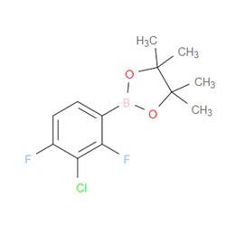 Aobchem&nbsp;3-Chloro-2 4-difluorophenylboronic acid pinacol ester |  ≥97% |  CAS 1799614-91-7 |  C12H14BClF2O2 |  5g