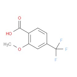 Aobchem&nbsp;2-Methoxy-4-(trifluoromethyl)benzoic acid |  ≥97% |  CAS 448-36-2 |  C9H7F3O3 |  5g