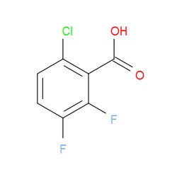 Aobchem&nbsp;2 3-Difluoro-6-chlorobenzoic acid |  ≥97% |  CAS 887584-84-1 |  C7H3ClF2O2 |  5g