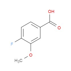 Aobchem&nbsp;4-Fluoro-3-methoxybenzoic acid |  ≥97% |  CAS 82846-18-2 |  C8H7FO3 |  25g