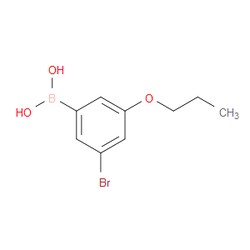 Aobchem&nbsp;3-Bromo-5-propoxyphenylboronic acid |  ≥97% |  CAS 871126-27-1 |  C9H12BBrO3 |  1g