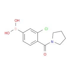 Aobchem&nbsp;3-Chloro-4-(pyrrolidinyl-1-carbonyl)phenylboronic acid |  ≥97% |  CAS 850589-51-4 |  C11H13BClNO3 |  5g