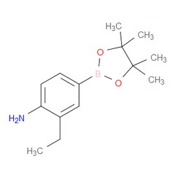 Aobchem&nbsp;2-Ethyl-4-(4 4 5 5-tetramethyl-1 3 2-dioxaborolan-2-yl)aniline |  ≥97% |  CAS 1596338-61-2 |  C14H22BNO2 |  500mg