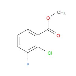 Aobchem&nbsp;2-Chloro-3-fluorobenzoic acid methyl ester |  ≥95% |  CAS 647020-70-0 |  C8H6ClFO2 |  5g