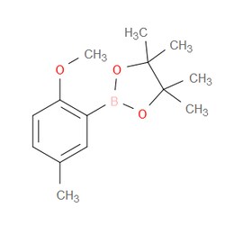 Aobchem&nbsp;2-(2-Methoxy-5-methylphenyl)-4 4 5 5-tetramethyl-1 3 2-dioxaborolane |  ≥97% |  CAS 1416165-54-2 |  C14H21BO3 |  5g