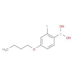 Aobchem&nbsp;4-N-Butoxy-2-fluorophenylboronic acid |  ≥97% |  CAS 1107603-52-0 |  C10H14BFO3 |  1g
