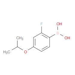 Aobchem&nbsp;2-Fluoro-4-isopropoxyphenylboronic acid |  ≥97% |  CAS 586389-90-4 |  C9H12BFO3 |  1g