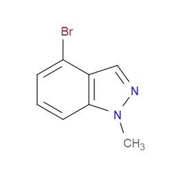 Aobchem&nbsp;4-Bromo-1-methyl-indazole |  ≥95% |  CAS 365427-30-1 |  C8H7BrN2 |  5g