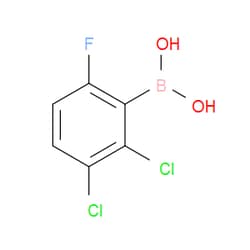 Aobchem&nbsp;2 3-Dichloro-6-fluorophenylboronic acid |  ≥97% |  CAS 1451393-17-1 |  C6H4BCl2FO2 |  10g