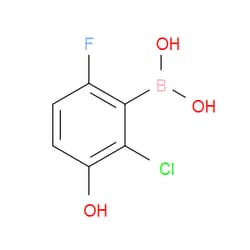 Aobchem&nbsp;2-Chloro-6-fluoro-3-hydroxyphenylboronic acid |  ≥97% |  CAS 957121-07-2 |  C6H5BClFO3 |  5g