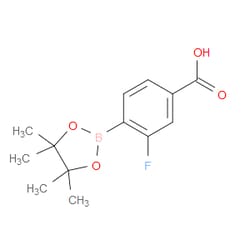 Aobchem&nbsp;4-Carboxy-2-fluorophenylboronic acid pinacol ester |  ≥97% |  CAS 1050423-87-4 |  C13H16BFO4 |  5g