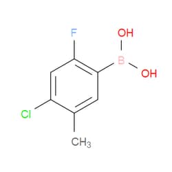 Aobchem&nbsp;4-Chloro-2-fluoro-5-methylphenylboronic acid |  ≥97% |  CAS 325786-09-2 |  C7H7BClFO2 |  500mg