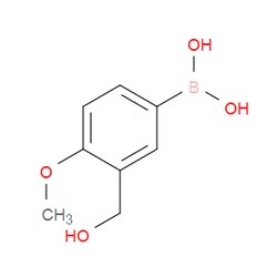 Aobchem&nbsp;3-Hydroxymethyl-4-methoxyphenylboronic acid |  ≥97% |  CAS 908142-03-0 |  C8H11BO4 |  5g