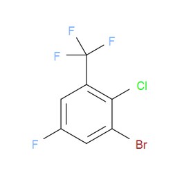 Aobchem&nbsp;3-Bromo-2-chloro-5-fluorobenzotrifluoride |  ≥97% |  CAS 1027511-98-3 |  C7H2BrClF4 |  10g