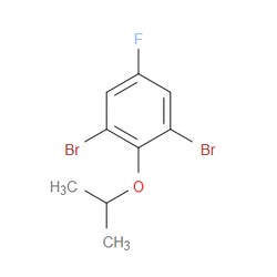 Aobchem&nbsp;3 5-Dibromo-1-fluoro-4-isopropoxybenzene |  ≥97% |  CAS 1224604-19-6 |  C9H9Br2FO |  5g