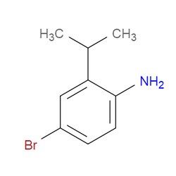 Aobchem&nbsp;4-Bromo-2-isopropylaniline |  ≥97% |  CAS 81090-34-8 |  C9H12BrN |  500mg