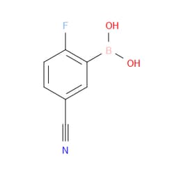 Aobchem&nbsp;5-Cyano-2-fluorophenylboronic acid |  ≥97% |  CAS 468718-30-1 |  C7H5BFNO2 |  5g
