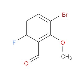 Aobchem&nbsp;3-Bromo-6-fluoro-2-methoxybenzaldehyde |  ≥97% |  CAS 473416-74-9 |  C8H6BrFO2 |  5g