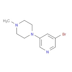 Aobchem&nbsp;1-(5-Bromopyridin-3-yl)-4-methylpiperazine |  ≥95% |  CAS 1130759-48-6 |  C10H14BrN3 |  1g