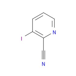 Aobchem&nbsp;2-Cyano-3-Iodopyridine |  ≥95% |  CAS 827616-52-4 |  C6H3IN2 |  250mg