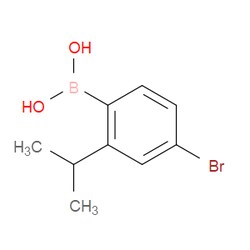 Aobchem&nbsp;4-Bromo-2-isopropylphenylboronic acid |  ≥97% |  CAS 1451390-88-7 |  C9H12BBrO2 |  1g
