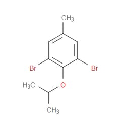 Aobchem&nbsp;1 3-Dibromo-2-(1-methylethoxy)-5-methylbenzene |  ≥97% |  CAS 1310416-53-5 |  C10H12Br2O |  5g