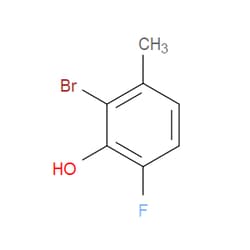 Aobchem&nbsp;2-Bromo-6-fluoro-3-methylphenol |  ≥97% |  CAS 1226808-63-4 |  C7H6BrFO |  1g