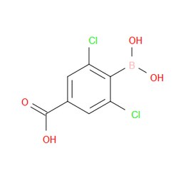 Aobchem&nbsp;4-Carboxy-2 6-dichlorophenylboronic acid |  ≥97% |  CAS 1451392-97-4 |  C7H5BCl2O4 |  1g