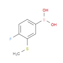 Aobchem&nbsp;4-Fluoro-3-(methylthio)phenylboronic acid |  ≥97% |  CAS 1451392-39-4 |  C7H8BFO2S |  250mg