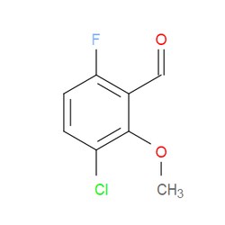 Aobchem&nbsp;3-Chloro-6-fluoro-2-methoxybenzaldehyde |  ≥97% |  CAS 1646821-91-1 |  C8H6ClFO2 |  1g