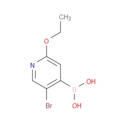 Aobchem&nbsp;5-Bromo-2-ethoxypyridine-4-boronic acid |  ≥97% |  CAS 612845-46-2 |  C7H9BBrNO3 |  10g