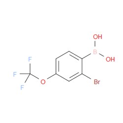 Aobchem&nbsp;(2-Bromo-4-(trifluoromethoxy)phenyl)boronic acid |  ≥97% |  CAS 959997-86-5 |  C7H5BBrF3O3 |  10g