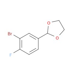 Aobchem&nbsp;2-(3-Bromo-4-fluorophenyl)-1 3-dioxolane |  ≥95% |  CAS 77771-04-1 |  C9H8BrFO2 |  1g