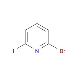 Aobchem&nbsp;2-Bromo-6-iodopyridine |  ≥95% |  CAS 234111-08-1 |  C5H3BrIN |  5g