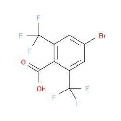 Aobchem&nbsp;2 6-Bis(trifluoromethyl)-4-bromo-benzoic acid |  ≥97% |  CAS 210491-38-6 |  C9H3BrF6O2 |  1g