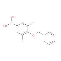 Aobchem&nbsp;4-Benzyloxy-3 5-difluorophenylboronic acid |  ≥97% |  CAS 156635-88-0 |  C13H11BF2O3 |  5g