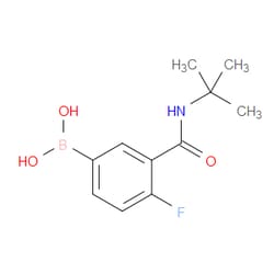 Aobchem&nbsp;3-(Tert-Butylcarbamoyl)-4-fluorophenylboronic acid |  ≥97% |  CAS 874219-26-8 |  C11H15BFNO3 |  5g
