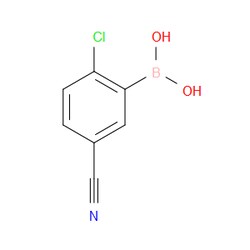 Aobchem&nbsp;2-Chloro-5-cyanophenylboronic acid |  ≥97% |  CAS 936249-33-1 |  C7H5BClNO2 |  5g