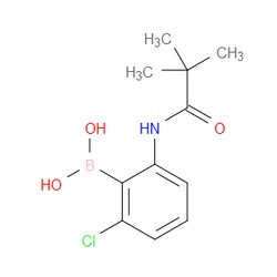 Aobchem&nbsp;2-(Tert-Butylcarbonylamino)-6-chlorophenylboronic acid |  ≥97% |  CAS 1451390-83-2 |  C11H15BClNO3 |  10g