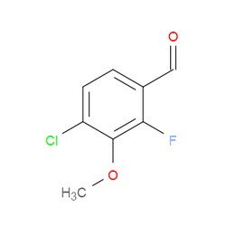 Aobchem&nbsp;4-Chloro-2-fluoro-3-methoxybenzaldehyde |  ≥97% |  CAS 1002344-97-9 |  C8H6ClFO2 |  5g