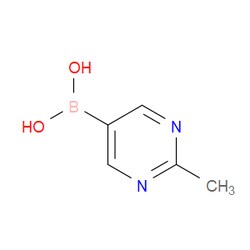 Aobchem&nbsp;2-Methylpyrimidine-5-boronic acid |  ≥97% |  CAS 1034924-06-5 |  C5H7BN2O2 |  10g